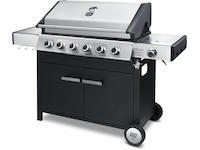 Austin and Barbeque Klassisk gasgrill 6 brændere Udendørsgrill