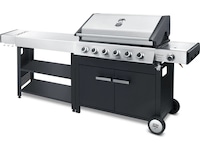 Austin and Barbeque Klassisk gasgrill 6 brændere Udendørsgrill