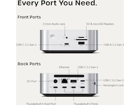 Satechi Thunderbolt 5 CubeDock™ med SSD-kabinet Dockingstation og USB-hub
