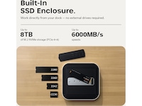 Satechi Thunderbolt 5 CubeDock™ med SSD-kabinet Dockingstation og USB-hub