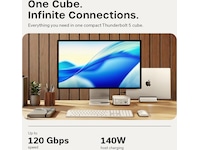Satechi Thunderbolt 5 CubeDock™ med SSD-kabinet Dockingstation og USB-hub