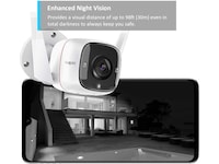 TP-Link Tapo C310 WiFi udendørs overvågningskamera (hvid) - 2pk Overvågningskameraer