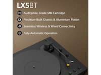 Sony PS-LX5BT trådløs pladespiller med Bluetooth Pladespiller