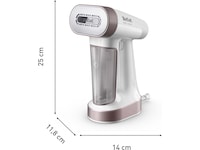 Tefal Pure Force 2in1 DT8720E0 1800 W (Hvid & Pink) Tøjdampere