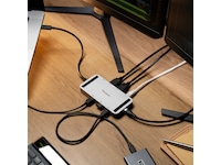 Targus USB4 140W Dual Video Mobile Dock (Silver) Dockingstation og USB-hub