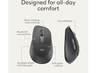 Logitech Signature Comfort M850 L trådløs mus (graphite) Mus