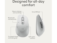 Logitech Signature Comfort M850 L trådløs mus (hvid) Mus