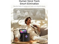 Nedis Ikarao Shell S3 Karaokehøjttaler 80W Trådløs / Bluetooth højttaler