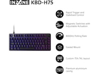 Sony INZONE KBD-H75 Gaming Tastatur 75% TKL Gamingkeyboard