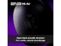 Sony INZONE H6 Air gaming-headset med åben bagside (sort) Gamingheadset