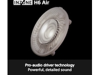 Sony INZONE H6 Air gaming-headset med åben bagside (sort) Gamingheadset
