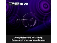 Sony INZONE H6 Air gaming-headset med åben bagside (sort) Gamingheadset