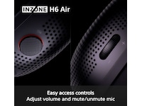 Sony INZONE H6 Air gaming-headset med åben bagside (sort) Gamingheadset