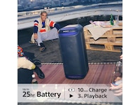 Sony SRS-XV800 Trådløs Højttaler 2-pack (Sort) Trådløs / Bluetooth højttaler
