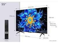TCL T8D 55" 4K QD-Mini LED Smart TV (2026) 50 - 59 tommer TV