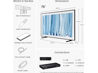Samsung 75" The Frame Pro Neo QLED 4K Mini LED Smart TV (2026) 70 - 79 tommer TV