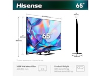 Hisense 65" A7S QLED 4K Smart TV (2026) 60 - 69 tommer TV