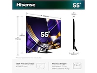 Hisense 55" U7S PRO MiniLED Smart TV (2026) 50 - 59 tommer TV