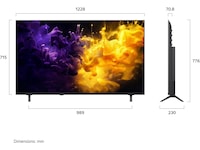 LG 55" QNED70 MiniLED 4K Smart TV (2026) 50 - 59 tommer TV