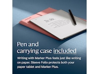reMarkable Paper Pure 10,3" + Marker Plus + Sleeve Folio (desert pink) Digitale paper