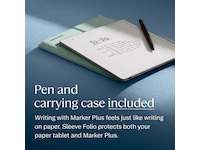 reMarkable Paper Pure 10,3" + Marker Plus + Sleeve Folio (mist green) Digitale paper