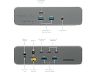Targus Thunderbolt™ 5 Triple Video 8K EcoSmart™ Dock with 140W EPR Dockingstation og USB-hub