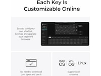 Keychron Q1 Ultra 75% 8K Red Trådløst Gamingtastatur Gamingkeyboard