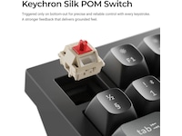 Keychron Q1 Ultra 75% 8K Red Trådløst Gamingtastatur Gamingkeyboard