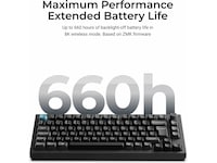 Keychron Q1 Ultra 75% 8K Red Trådløst Gamingtastatur Gamingkeyboard