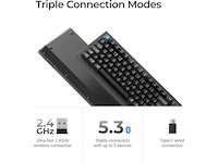 Keychron Q1 Ultra 75% 8K Red Trådløst Gamingtastatur Gamingkeyboard