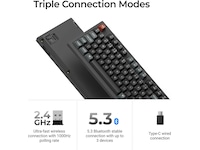 Keychron V6 Ultra 100% 8K Brown Trådløst Gamingtastatur Gamingkeyboard