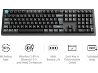 Keychron Q6 Ultra 100% 8K Red Trådløst Gamingtastatur Gamingkeyboard