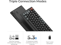Keychron V3 Ultra 80% 8K Brown Trådløst Gamingtastatur Gamingkeyboard