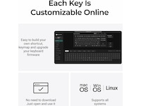 Keychron V3 Ultra 80% 8K Brown Trådløst Gamingtastatur Gamingkeyboard