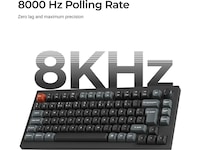 Keychron V1 Ultra 75% 8K Red Trådløst Gamingtastatur Gamingkeyboard