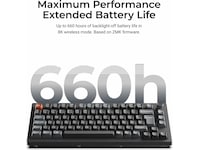 Keychron V1 Ultra 75% 8K Red Trådløst Gamingtastatur Gamingkeyboard