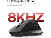 Keychron M6 trådløs optisk mus (hvidt) Mus