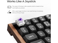 Keychron K4 HE Trådløst Gamingtastatur (sort) Gamingkeyboard