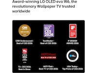 LG 83" OLED evo AI W6 4K Smart TV 2026 Over 80 tommer TV