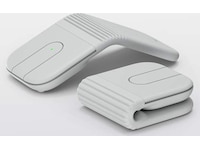 Logitech Mobi Fold trådløs mus (off white) Mus