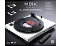 MIXX Analog Plus Vinyl og CD-afspiller (hvid) Pladespiller