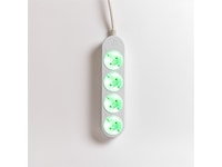 Shelly Power Strip Gen4 (hvid) Smart strømstyring