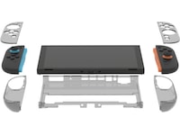 Deltaco Transparent PC-cover til Nintendo Switch 2 (Smokey Grey) Tilbehør til spilkonsoller