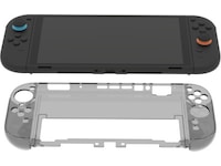 Deltaco Transparent PC-cover til Nintendo Switch 2 (Smokey Grey) Tilbehør til spilkonsoller