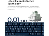 Keychron Q16 HE 65% 8K kablet (Ceramic) Gamingkeyboard