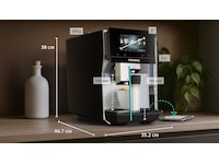 Siemens EQ700 iAroma Helautomatisk kaffemaskine Inox (sølv metallic) Espressomaskiner