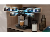 Siemens EQ700 iAroma Helautomatisk kaffemaskine Inox (sølv metallic) Espressomaskiner
