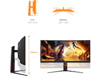 AOC 34" curved gamingskærm CU34G4ZCA Gamingskærme
