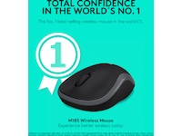Logitech M185 Trådløs Mus Swift Grey Mus