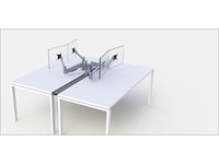 Kenson SpaceArm S2 dobbelt gasarm (sølv) Væg ophæng